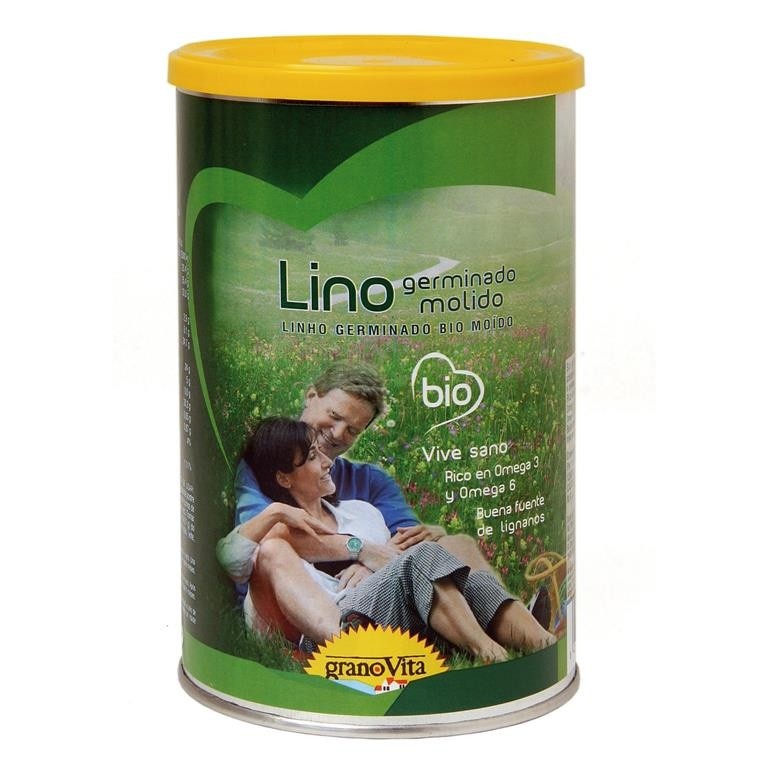 LINO GERMINADO MOLIDO BIO, 500 g GRANOVITA