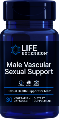 MALE VASCULAR SEXUAL SUPPORT 30 CAPS LIFE EXTENSION