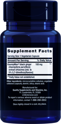 MALE VASCULAR SEXUAL SUPPORT 30 CAPS LIFE EXTENSION 1
