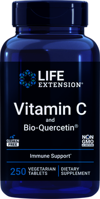 VITAMINA C CON QUERCETINA, 1000 MG 250 CÁPSULAS LIFE EXTENSION