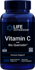 VITAMINA C CON QUERCETINA, 1000 MG 250 CÁPSULAS LIFE EXTENSION
