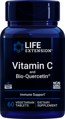 VITAMINA C CON QUERCETINA, 1000 MG 60 CAPS LIFE EXTENSION