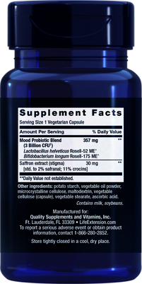 FLORASSIST® Mood Improve 30 CAPS LIFE EXTENSION 1