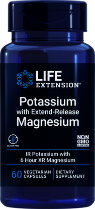 POTASIO CON MAGNESIO DE LIBERACION PROLONGADA 60 CAPS LIFE EXTENSION