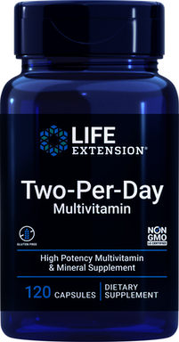 TWO-PER-DAY CÁPSULAS, 120 CÁPSULAS LIFE EXTENSION