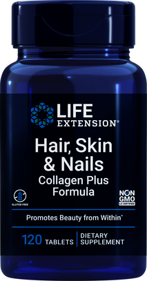 FORMULA COLAGENO PLUS CABELLO, PIEL Y UÑAS 120 CAPS LIFE EXTENSION