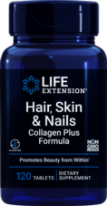 FORMULA COLAGENO PLUS CABELLO, PIEL Y UÑAS 120 CAPS LIFE EXTENSION