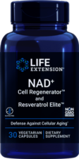 NAD + Cell Regenerator ™ y resveratrol 30 CAPS LIFE EXTENSION
