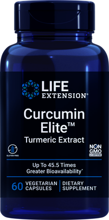 EXTRACTO DE CURCUMA CURCUMIN ELITE ™ 60 CÁPSULAS LIFE EXTENSION