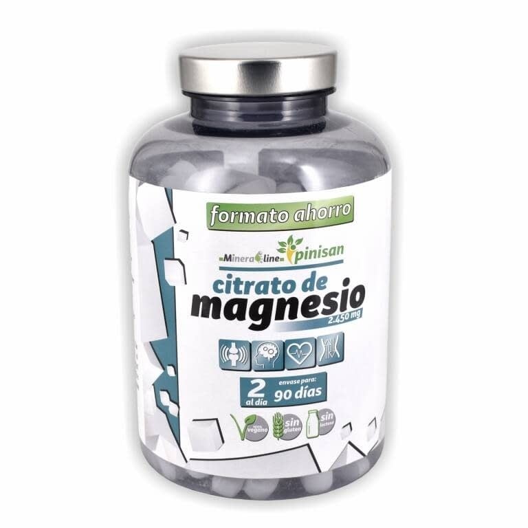 NEW - CITRATO DE MAGNESIO, 180 COMPRIMIDOS PINISAN