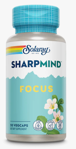 SHARPMIND FOCUS - 30 VEGCAPS SOLARAY