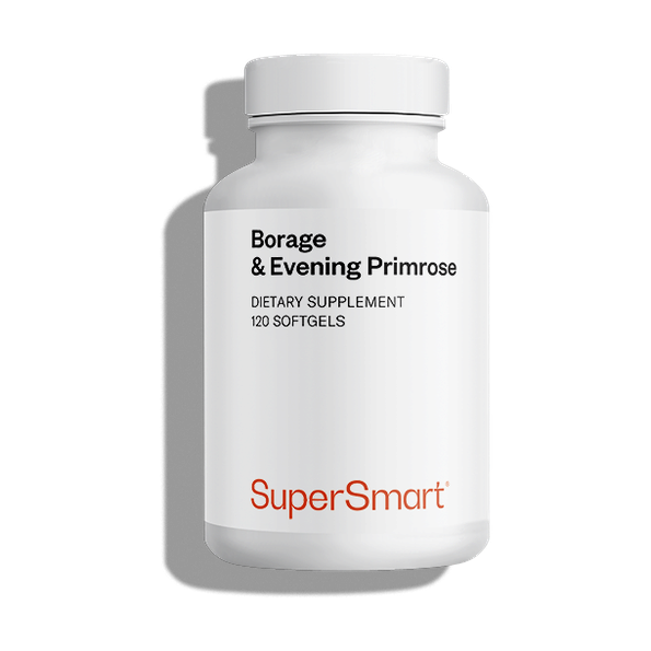 BORAGE & EVENING PRIMROSE (borraja onagra 60 CAPS SUPERSMART