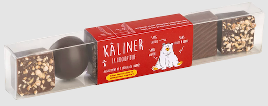 CAJITA DE 7 BOMBONES FINOS 60 GR KALINER