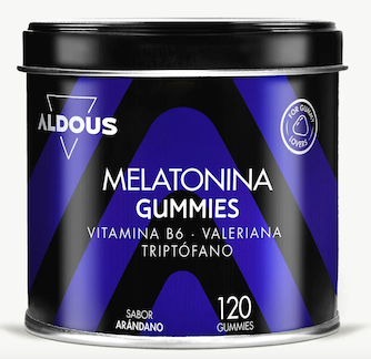 MELATONINA GOMINOLAS B6 VALERIANA TRIPTOFANO 120 GUMMIES ALDOUS BIO