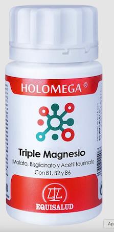 HOLOMEGA TRIPLE MAGNESIO 50 CAPS EQUISALUD