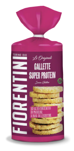 TORTITAS PROTEICAS DE LENTEJA ROJA SIN GLUTEN 120 GR FIORENTINI