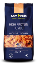 ESPIRALES DE GARBANZO Y GUISANTE AMARILLO HIGH PROTEIN 40% 250 GR SAM MILLS