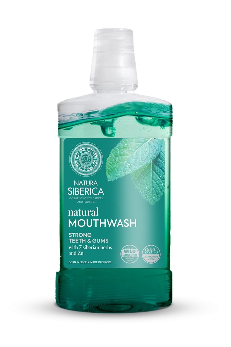 ENJUAGUE BUCAL NATURAL, 7 HIERBAS SIBERIANAS & ZN, 520 ML NATURA SIBERICA