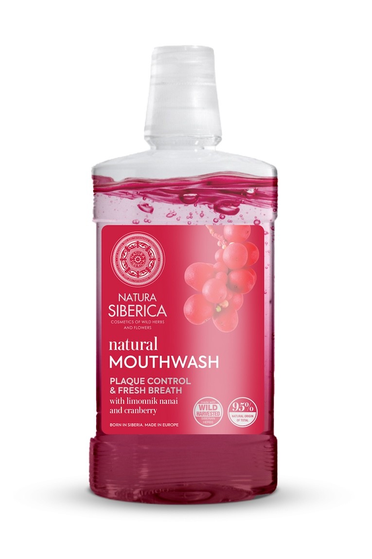 ENJUAGUE BUCAL NATURAL, SCHIZANDRA Y ARÁNDANO ROJO, 520 ML NATURA SIBERICA