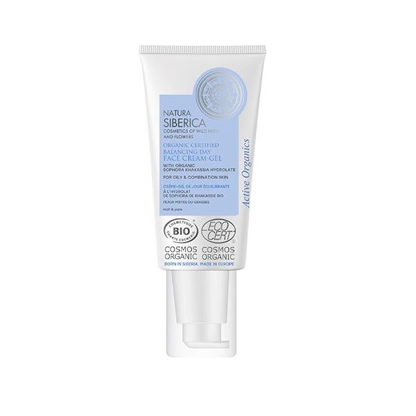 CREMIGEL FACIAL EQUILIBRANTE CERTIFICADO ORGÁNICO PARA PIEL GRASA Y MIXTA, 50 ML NATURA SIBERICA