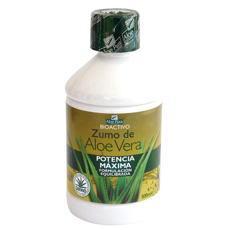 ZUMO DE ALOE VERA POTENCIA MAXIMA 500 ML ALOE PURA