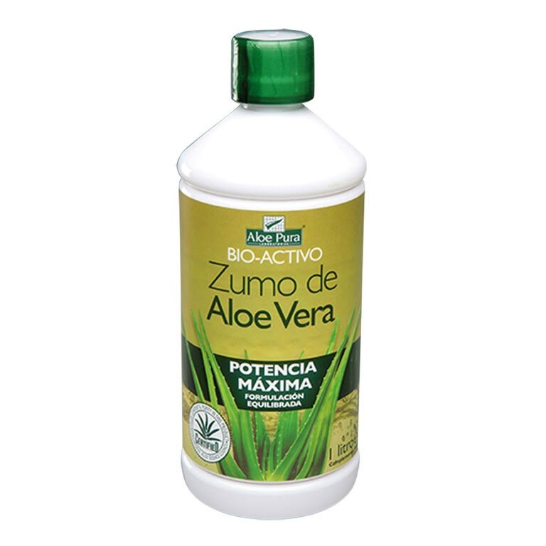 NEW - ZUMO DE ALOE VERA POTENCIA MAXIMA 1 LT ALOE PURA