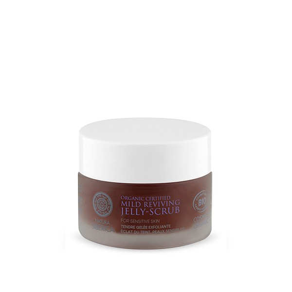 SUAVE GELATINA EXFOLIANTE REVITALIZANTE ORGANICA PARA PIEL SENSIBLE, 50 ML NATURA SIBERICA