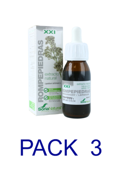 PACK 3X2 EXTRACTO DE ROMPEPIEDRAS 50 ML SORIA NATURAL ENVIO GRATIS