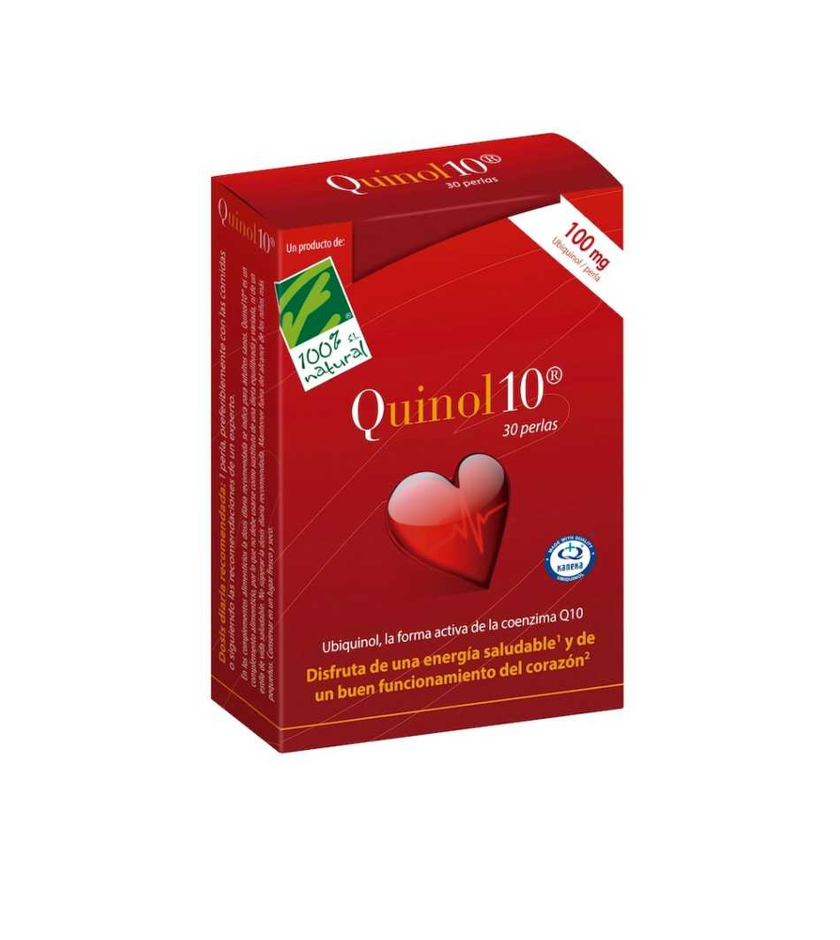 QUINOL10 100 mg 30 perlas CIEN POR CIEN NATURAL 