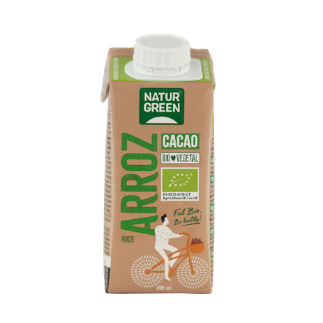 BEBIDA ARROZ CHOCO MINIBRICK 200 mL NATURGREEN
