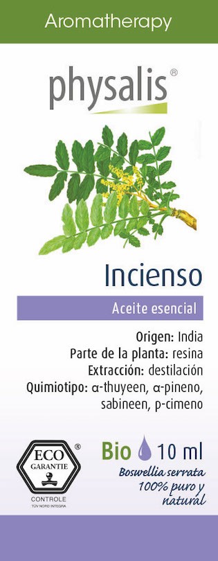 ESENCIA INCIENSO BIO 10 ML. PHYSALIS