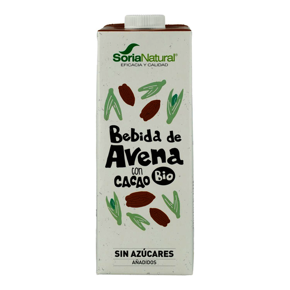  BEBIDA VEGETAL DE AVENA con cacao 1lt BIO S/A SORIA NATURAL