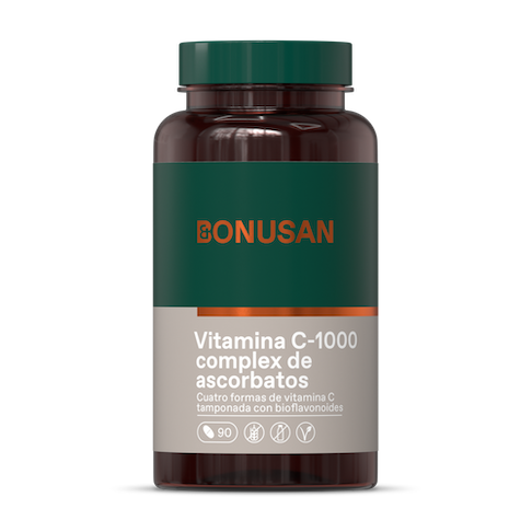 VITAMINA C-1000 COMPLEJO DE ASCORBATOS 90 comp BONUSAN