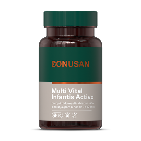MULTI VITAL INFANTIS ACTIVO 30 tabletas BONUSAN