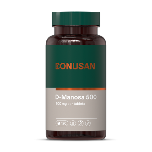 D-MANOSA 500 MG 120 tabletas BONUSAN