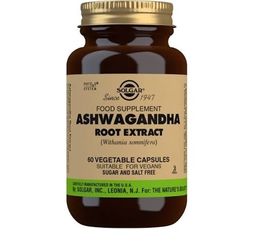 ASHWAGANDA 60 CAPS SOLGAR