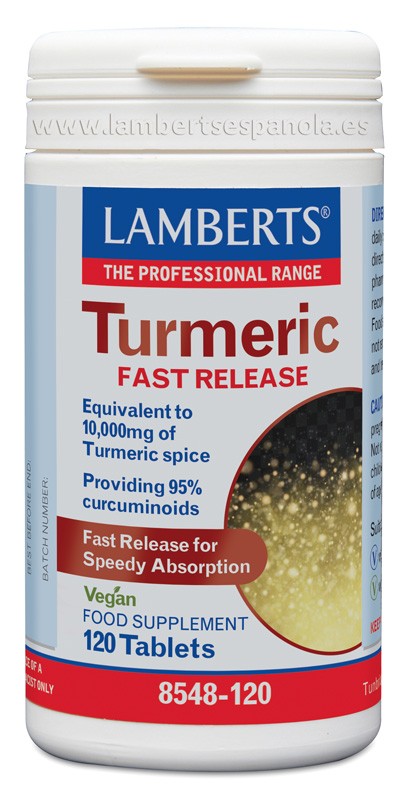 CURCUMA DE LIBERACION RAPIDA 120 CAPS LAMBERTS