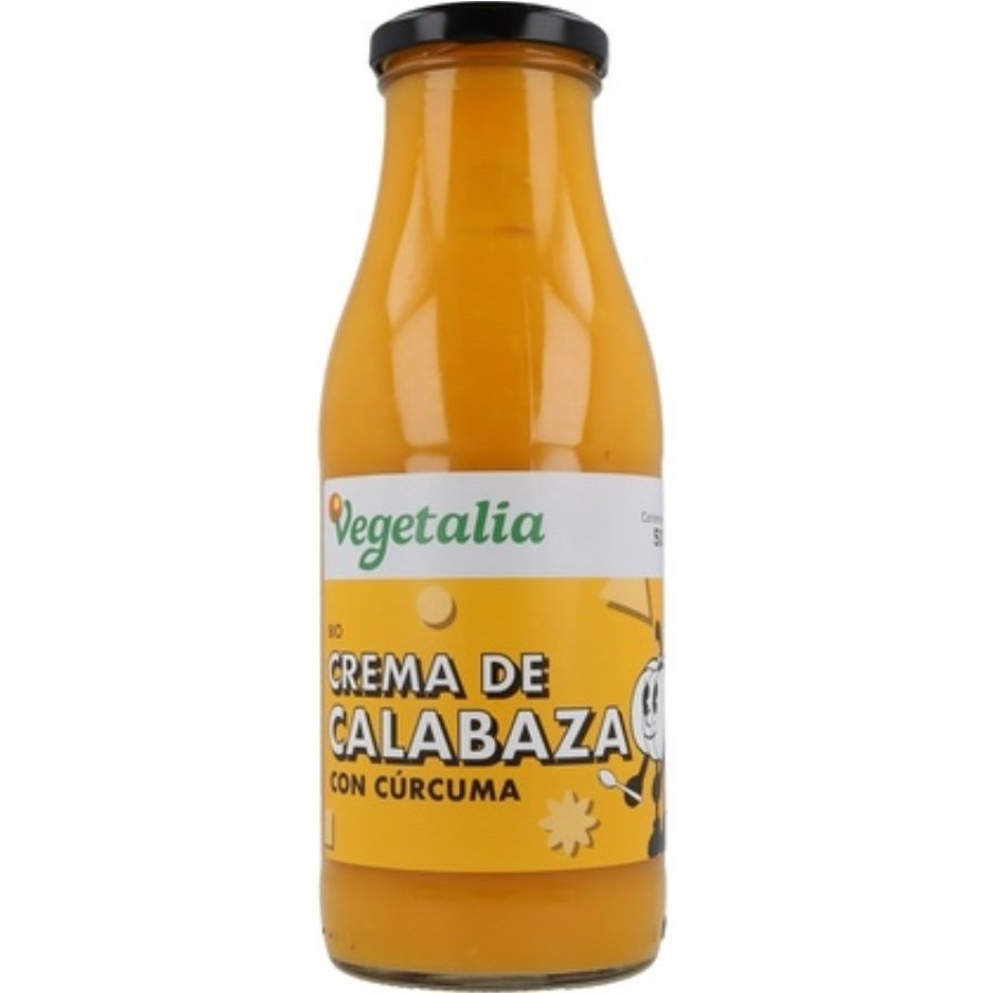 CREMA DE CALABAZA CON CÚRCUMA BIO 500 ML VEGETALIA