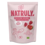 PROTEINA VEGANA FRAMBUESAS Y FRESAS BIO 350 GR NATRULY