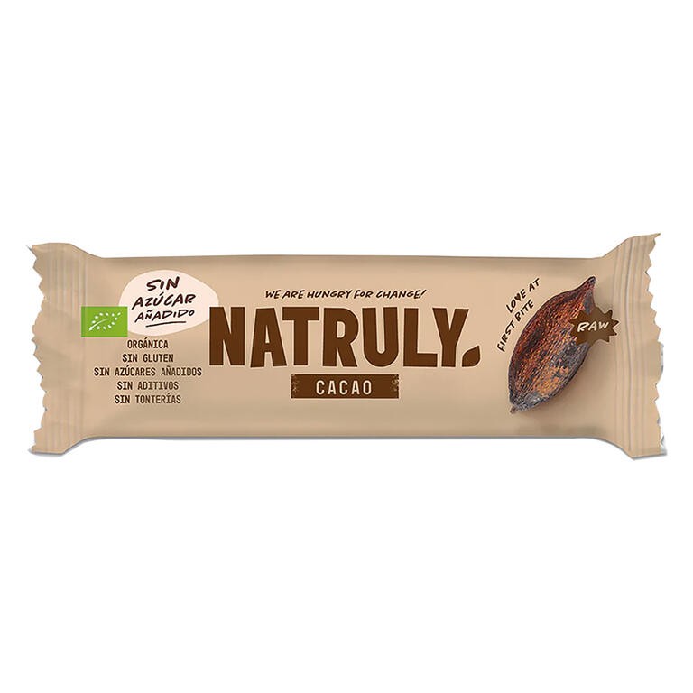BARRITA RAW - CACAO BIO 40 GR NATRULY