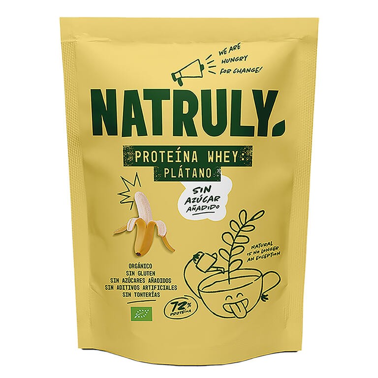 PROTEÍNA WHEY PLATANO BIO 350 GR NATRULY