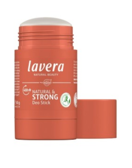 DESODORANTE STICK 48h + STRONG & NATURAL 60 gr LAVERA 