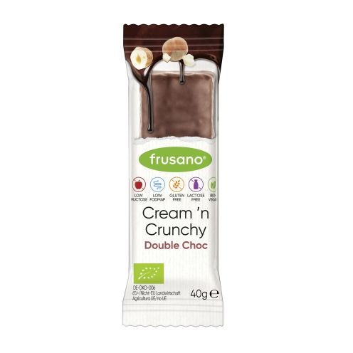 Cream 'n Crunchy: Barrita Double Choc 40 GR FRUSANO
