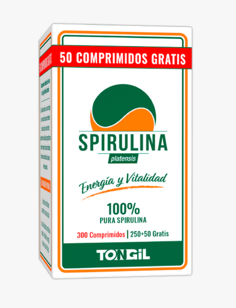 SPIRULINA 250+50 COMP TONGIL