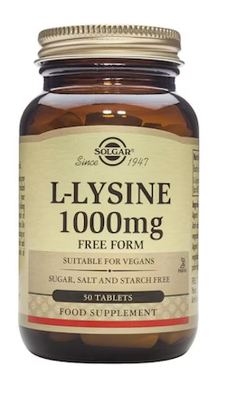 L-LISINA 1000mg. 50comp. SOLGAR