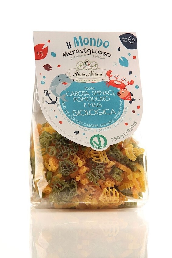 FIGURITAS MARINAS BIO SIN GLUTEN CON VERDIRAS 250 GR PASTA NATURA