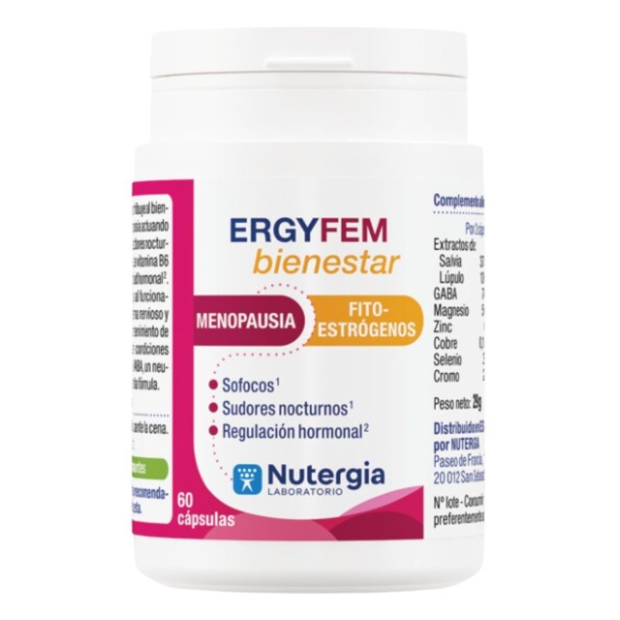 ERGYFEM Bienestar 60 cap NUTERGIA