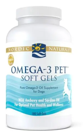 OMEGA 3 PARA PERROS 180 CAPS BLANDAS NORDIC NATURALS