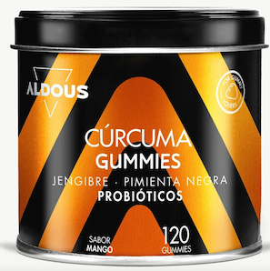 CURCUMA CON PROBIOTICOS EN GOMINOLAS 120 GOMIS ALDOUS BIO