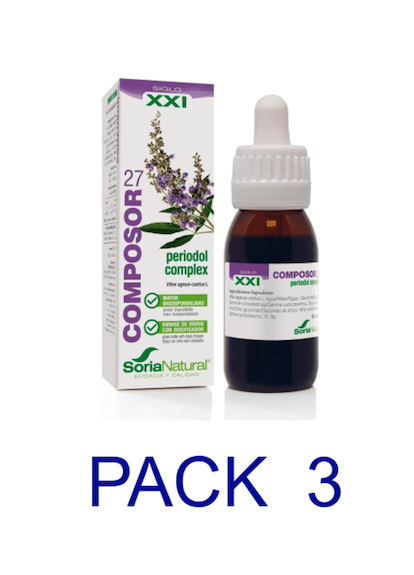PACK 3X2 COMPOSOR 27 PERIODOL COMPLEX 50 ML XXI SORIA NATURAL ENVIO GRATIS